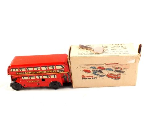 Boxed Brimtoy Stop Go ring petrol bus