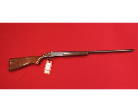 A model 84 S/B 12 bore shotgun by Cooey (Canada) S/No.70996, this item can only be purchased by someone with a current valid 