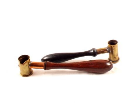 Two vintage shot measures