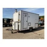 Single Axle Mobile Changing/Wash/Shower Unit