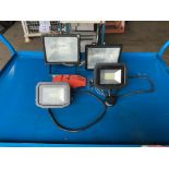 4 x Flood Lamps