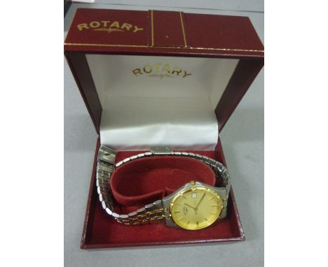 Boxed Rotary Wristwatch