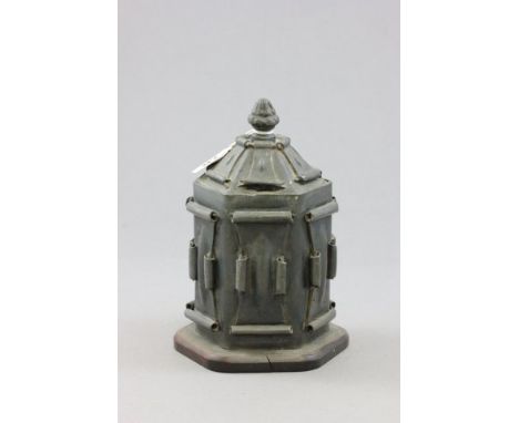 A 19th century Lead Tea Caddy