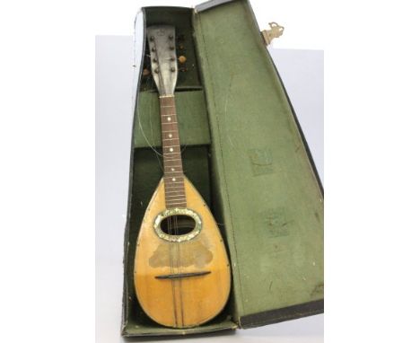 Vintage Cased Mandolin