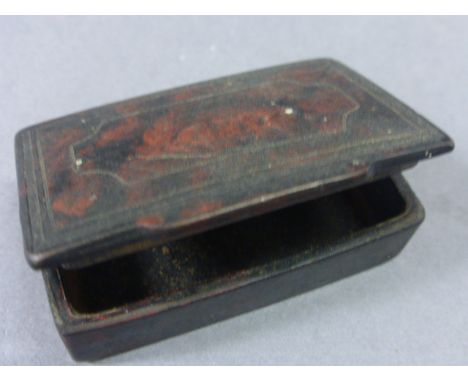 Georgian Papier Mache Snuff Box