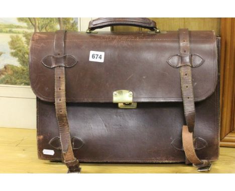 Vintage Leather Briefcase
