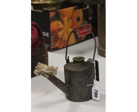 Vintage Flare Can with Wick, unmarked but probably used on the railways