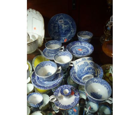 COPELAND SPODE 'ITALIAN' TEAWARES, and other trinkets