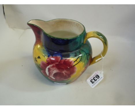 A WEMYSS JUG, Jazzy Ware design, painted marks No.213, height 12cm