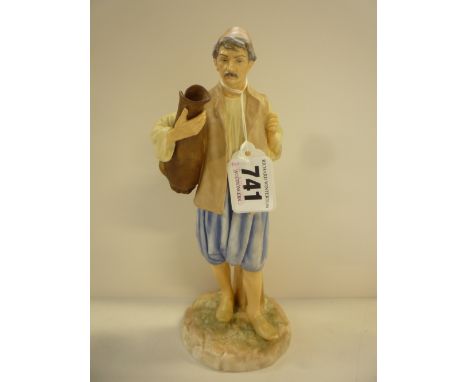 A ROYAL WORCESTER FIGURE, 'Eastern Watercarrier' modelled by James Hadley, No.1886
