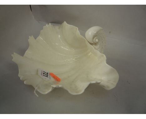 A ROYAL WORCESTER SHELL DISH, No.G971 (s.d.)