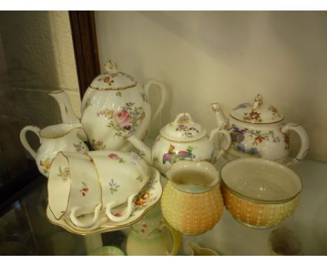 COALPORT PART TEAWARES, (6) and four pieces of Royal Worcester (10)