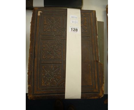 LATE 19TH CENTURY, an album of albumen prints of family portraits, some also loose and two vellum indentures