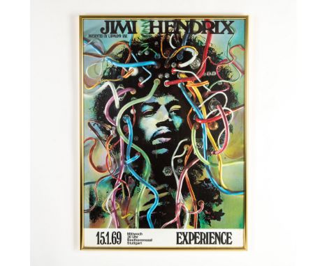This awesome psychedelic contemporary poster was originally designed by Germany's renowned graphic artist Gunther Kieser to p
