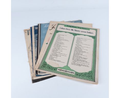 The set of ultra classic sheet music contains some of the most legendary standards of the early 1900s. Including Irving Berli