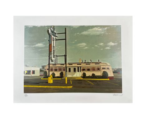 Screenprint titled Yankee Clipper. Signed bottom right Numbered 50/250 Sight size 30" x 22"