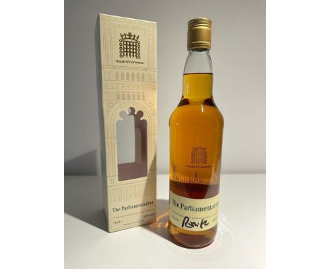 House of Commons Whiskey A House of Commons bottle of whiskey signed by the PM Kindly donated by David Nuttall, L&amp;K Group