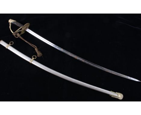 Offered in this lot we have a Model 1872 Light Cavalry Officers ornate dress saber originating from the late 1800's. This swo