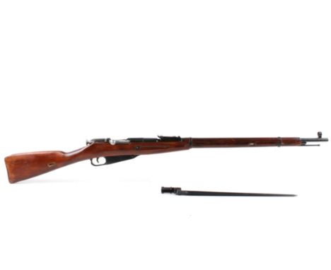 Offered for sale is a Russian Izhevsk Arsenal Mosin-Nagant Model M91/30 7.62x54R bolt action rifle. The rifle features a 30" 