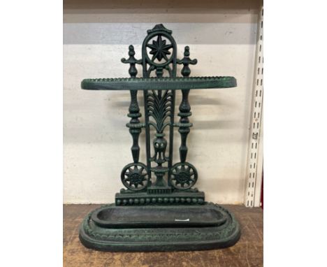 A Victorian style cast iron stick stand 
