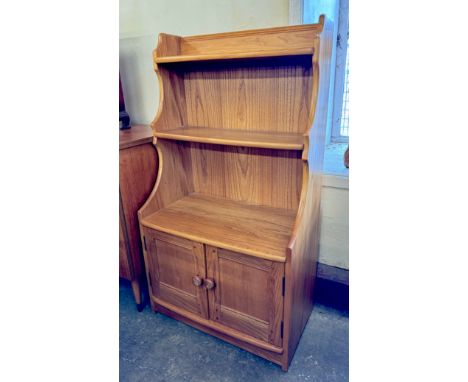 An Ercol Blonde ash open bookcase 