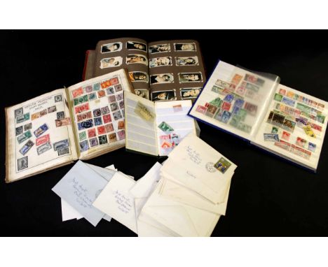 New Zealand small mint and used stamp collection in a Plymouth album + an album and 2 stock books, various World stamps, quan