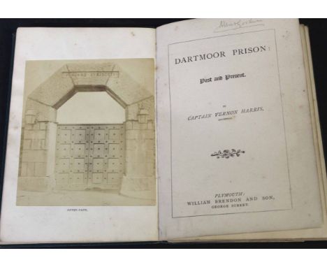 VERNON HARRIS: DARTMOOR PRISON PAST AND PRESENT, Plymouth, William Brendon &amp; Son, circa 1880, 6 mounted albumen plates, 1