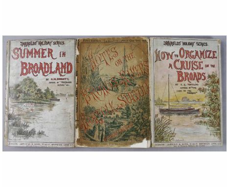 HARRY BRITTAIN: NOTES ON THE BROADS AND RIVERS OF NORFOLK AND SUFFOLK, Norwich, Lowestoft and London [1891], 5th edition, ori