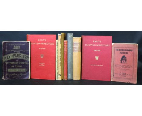 SIR WALTER GILBEY: HORSE-BREEDING IN ENGLAND AND INDIA AND ARMY HORSES ABROAD, London, Vinton &amp; Co, 1901, 1st edition, or