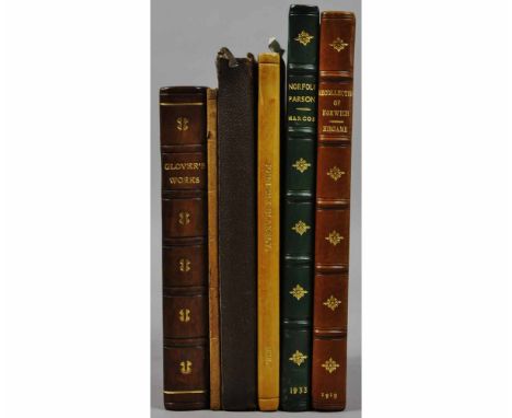 JOHN GLOVER: SOME MEMOIRS OF THE LIFE OF JOHN GLOVER LATE OF NORWICH... TO WHICH IS ADDED A SERMON [BY JOHN CARTER] PREACHED 
