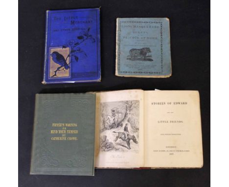 CATHERINE CROWE: PIPPIE'S WARNING OR MIND YOUR TEMPER, London, Arthur Hall, 1848, 1st edition, 3 engraved plates, 2pp adverts