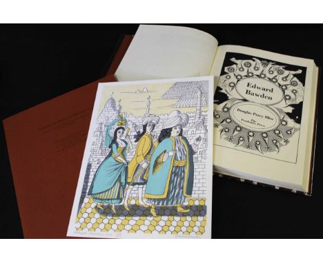 DOUGLAS PERCY BLISS: EDWARD BAWDEN, Ilkley, The Scolar Press [1979] (200), de luxe edition, numbered, 4to, original black mor