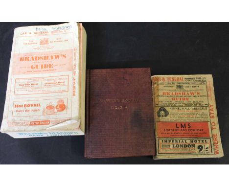 BRADSHAW'S GENERAL RAILWAY STEAM NAVIGATION AND HOTEL GUIDE FOR GREAT BRITAIN AND IRELAND, 1937, original printed wraps, worn