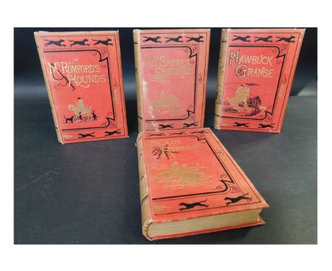 [ROBERT SMITH SURTEES]: 4 titles: HAWBUCK GRANGE, ill H K Browne &amp; W T Maud, hand coloured plates collated complete; MR S