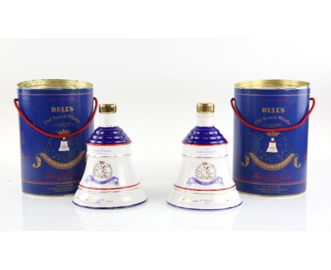 Two Bell's Royal Decanters of Old Scotch Whisky, 1988, to commemorate the birth of Princess Beatrice, each 75cl, 43% vol, in 