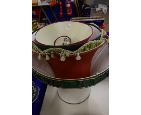 LAMP SHADES, VARIOUS COLOURS