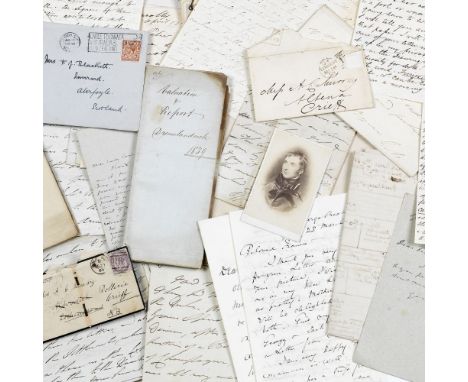 SCOTLAND - MURRAY FAMILY OF OCHTERTYREPapers and correspondence relating to the Murray family of Ochtertyre,  including: ten 