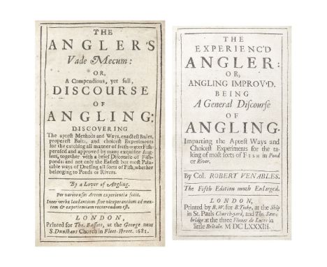 [CHETHAM (JAMES)]The Angler's Vade Mecum: or, a Compendious, Yet Full, Discourse of Angling... By a Lover of Angling, FIRST E