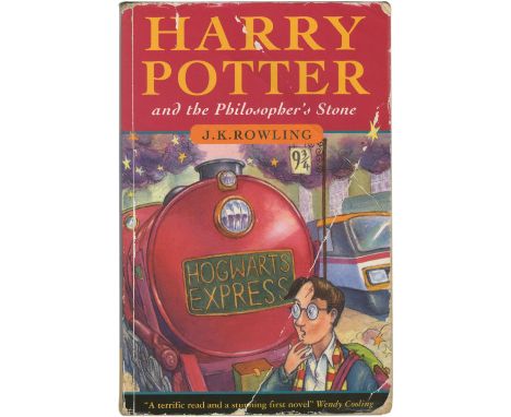 ROWLING (J.K.)Harry Potter and the Philosopher's Stone, FIRST PAPERBACK EDITION,  with the number sequence from 10 to 1 on ve