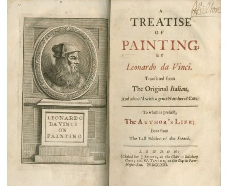 LEONARDO DA VINCIA Treatise of Painting... Translated from the Original Italian... to Which is Prefix'd, the Author's Life,  