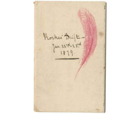 RORKE'S DRIFT - 'THE CHARD REPORT''Rorke's Drift - Jan 22nd-23rd 1879',  manuscript copy (probably written out by one of Char