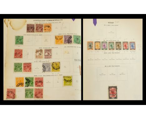 Stamp Interest - An ideal postage stamp album.  Whilst slightly water-damaged, the album is quite rare covering just the peri