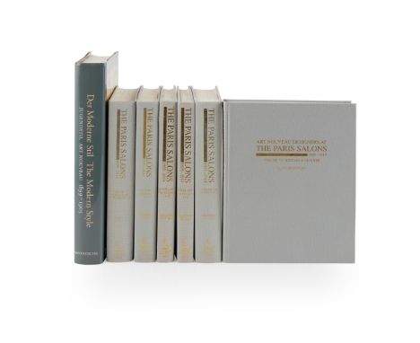 DUNCAN. ALASTAIR (EDIT.) SIX VOLUMES OF 'THE PARIS SALONS' cloth bound, no dust covers, comprising Volume III ‘Furniture’; Vo