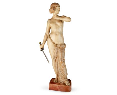 'LATOUR' FOR FRIEDRICH GOLDSCHEIDER (1845-1897) SALOME, CIRCA 1912 patinated terracotta, impressed maker's marks LATOUR/ FRIE