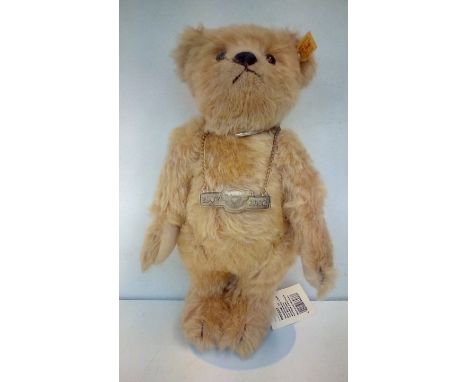 Steiff centenary teddy bear. With COA 30cm