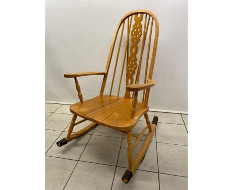 An Ercol Grandfather Rocking Chair