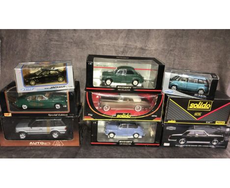 9 vintage model cars