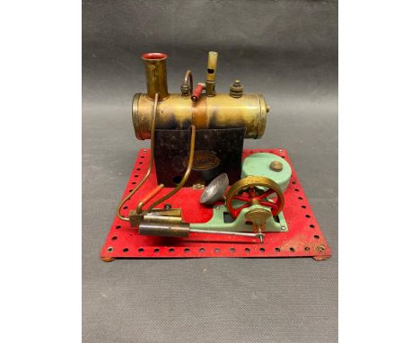 A Mamod stationary steam engine