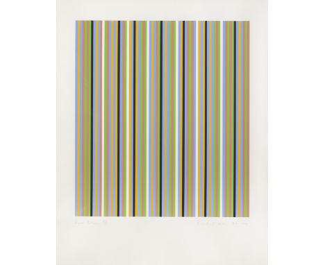 Bridget Riley (born 1931)Light Between (Schubert 56) Screenprint in colours, 1982-2004, on wove paper, signed, titled, dated 