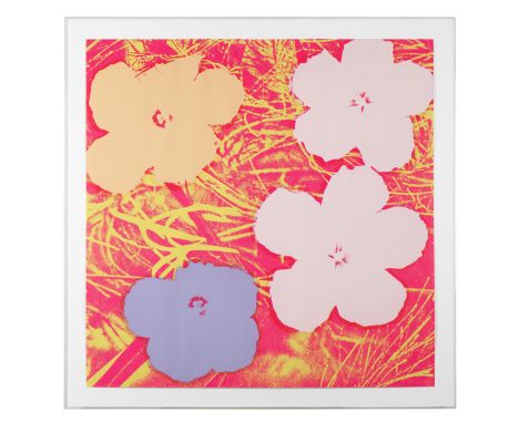 Andy Warhol (1928-1987)Flowers (Feldman &amp; Schellmann II.69) Screenprint in colours, 1970, on wove paper, signed in ball-p